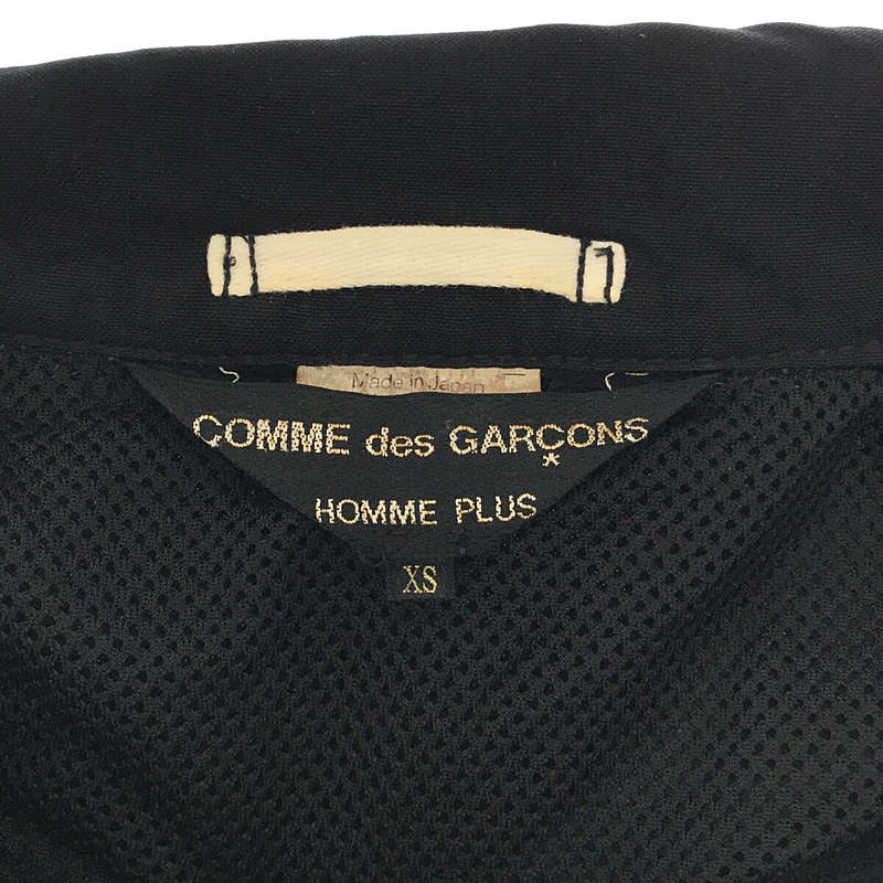 COMME des GARCONS HOMME PLUS / コムデギャルソンオムプリュス ポリエステル 縮絨 シングルブレストジャケット / ライニングメッシュ仕様