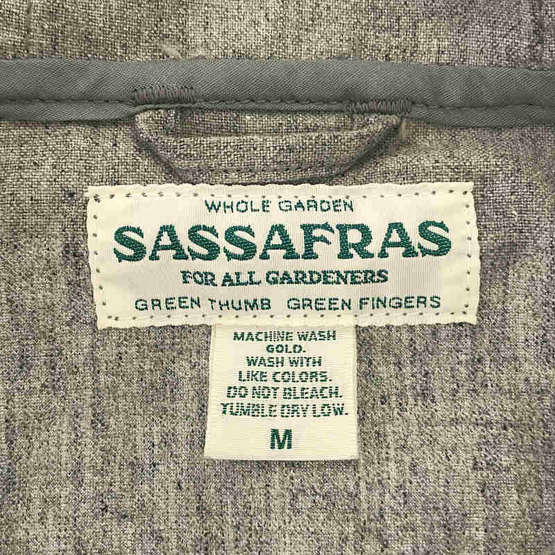 SASSAFRAS / ササフラス Gardener Bud Smock  / ガーデナーバドスモック アノラック パーカー