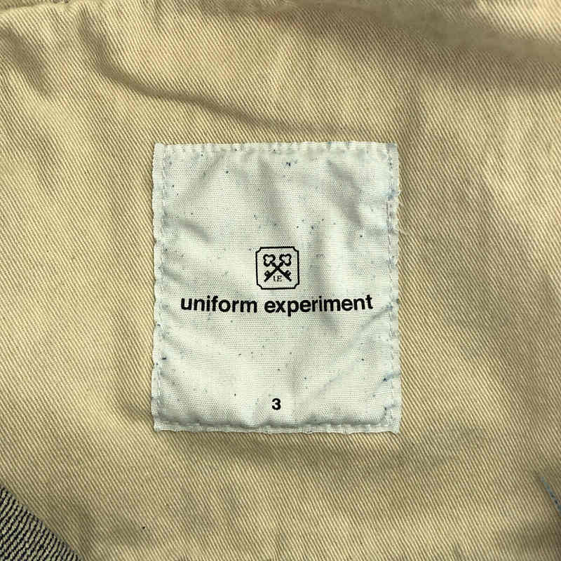 uniform experiment / ユニフォームエクスペリメント DAMAGED DENIM TAPERED PANTS ダメージデニムパンツ