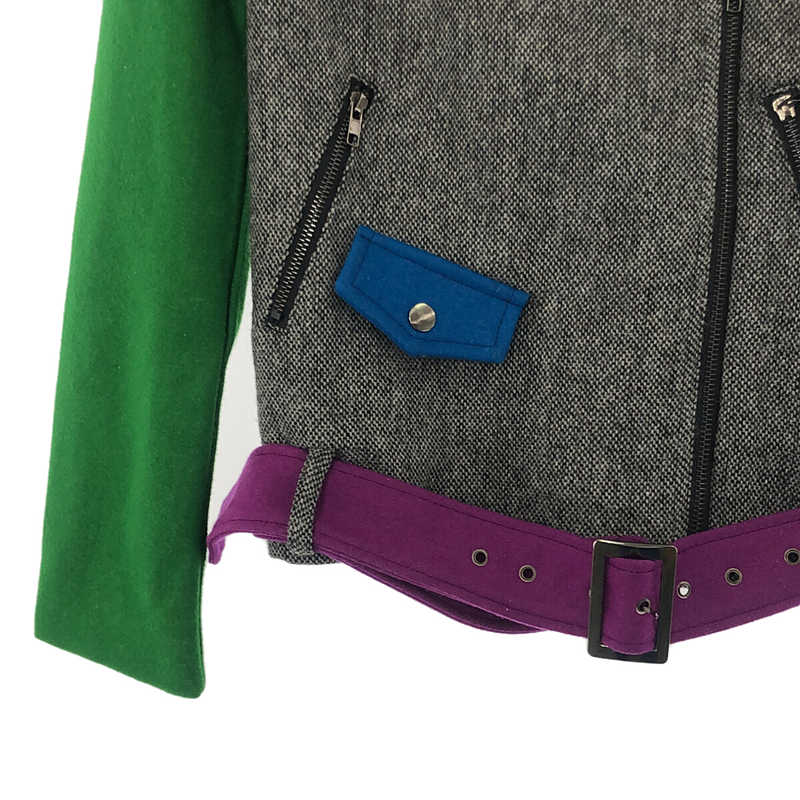 VINTAGE / ヴィンテージ古着 ウール パッチワークジャケット