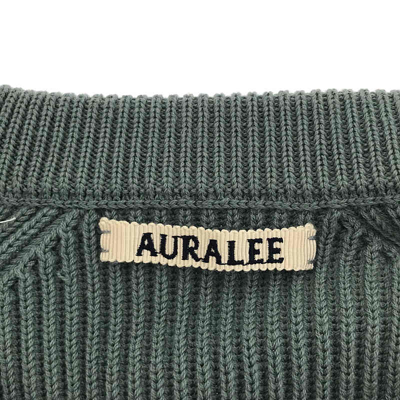 AURALEE / オーラリー SUPER FINE WOOL RIB KNIT RAGLAN P/O スーパーファインウール リブニット