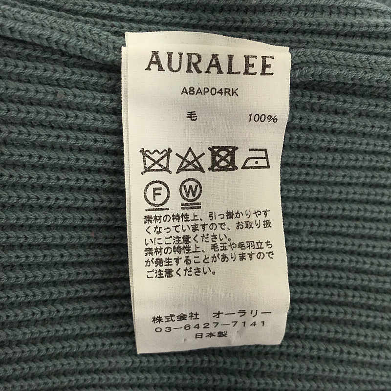 AURALEE / オーラリー SUPER FINE WOOL RIB KNIT RAGLAN P/O スーパーファインウール リブニット