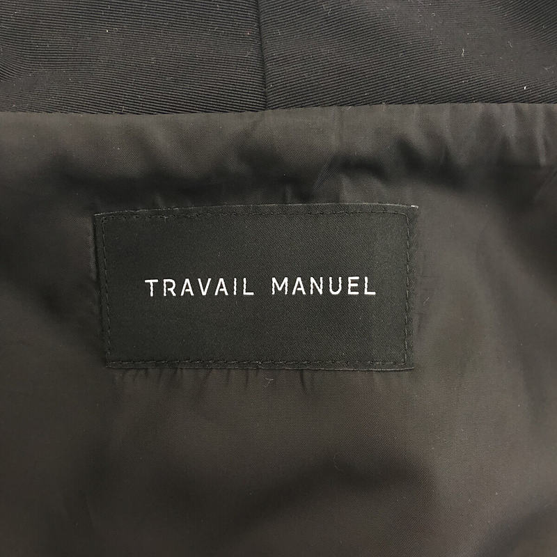 TRAVAIL MANUEL / トラバイユマニュアル 総裏地 コーデュラ64クロスボタンパーカ  ジャケット ブルゾン