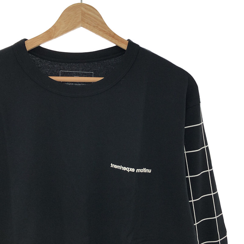 uniform experiment / ユニフォームエクスペリメント L/S GRAPH CHECK CUT&SEWN Tシャツ