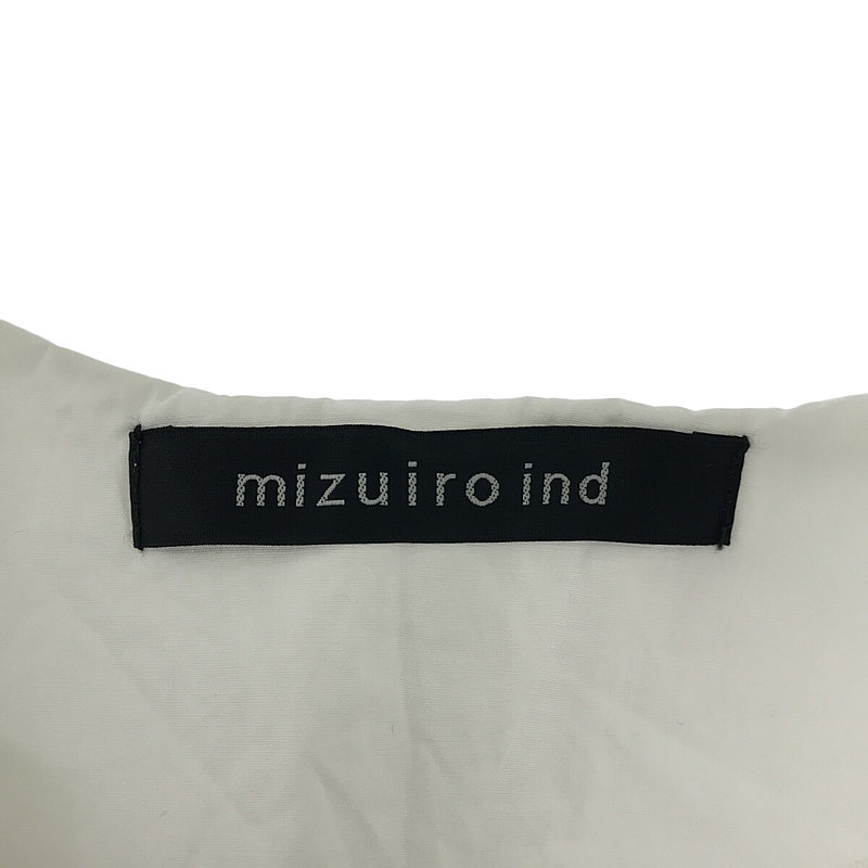 mizuiroind / ミズイロインド レーススリーブ プルオーバー シャツ