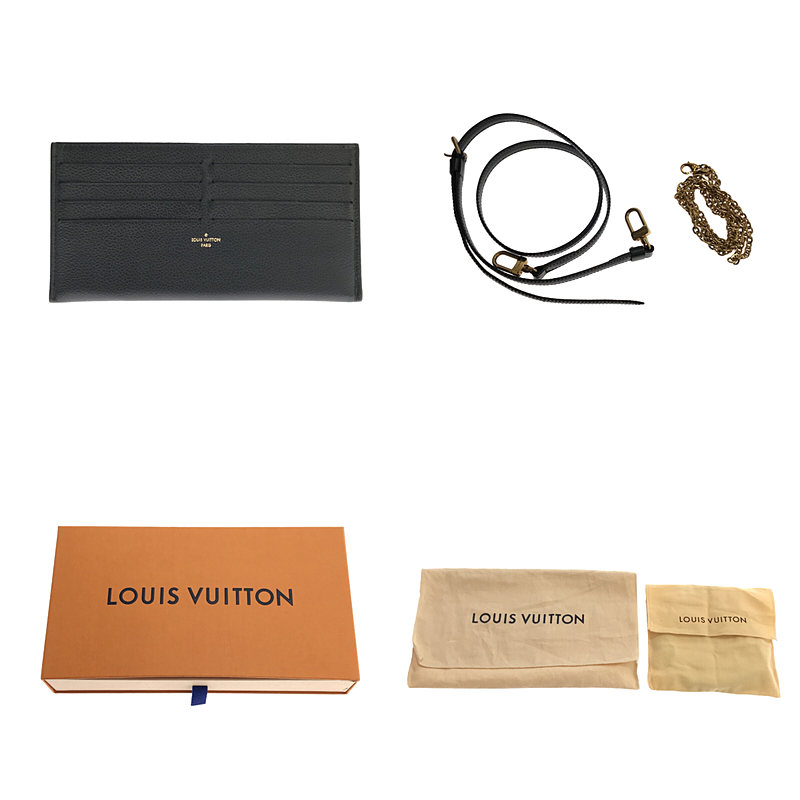 Louis Vuitton / ルイヴィトン ポシェット・フェリシー モノグラム・アンプラント / レザー ウォレット ショルダーバッグ