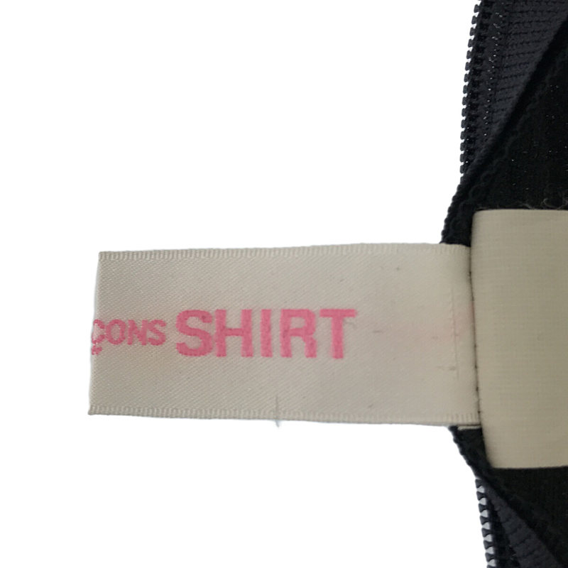 COMME des GARCONS SHIRT / コムデギャルソンシャツ 丸襟 異素材切替 ロングワンピース