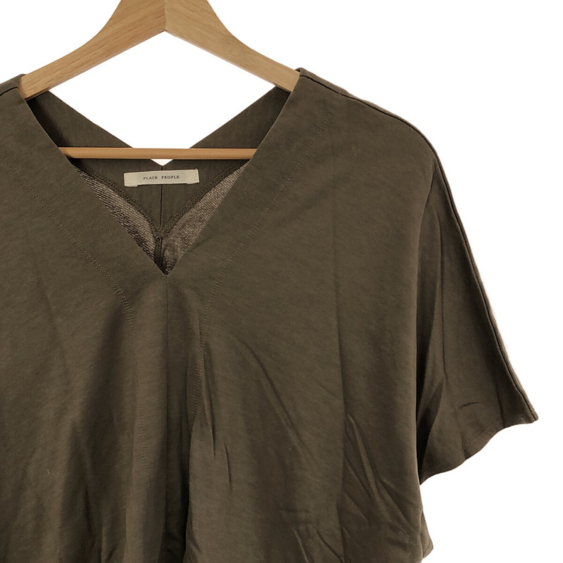 PLAIN PEOPLE / プレインピープル Vネック ドルマンスリーブトップス
