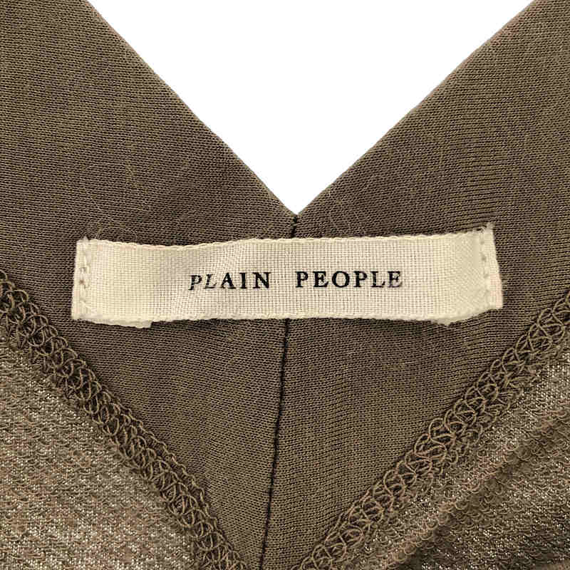 PLAIN PEOPLE / プレインピープル Vネック ドルマンスリーブトップス