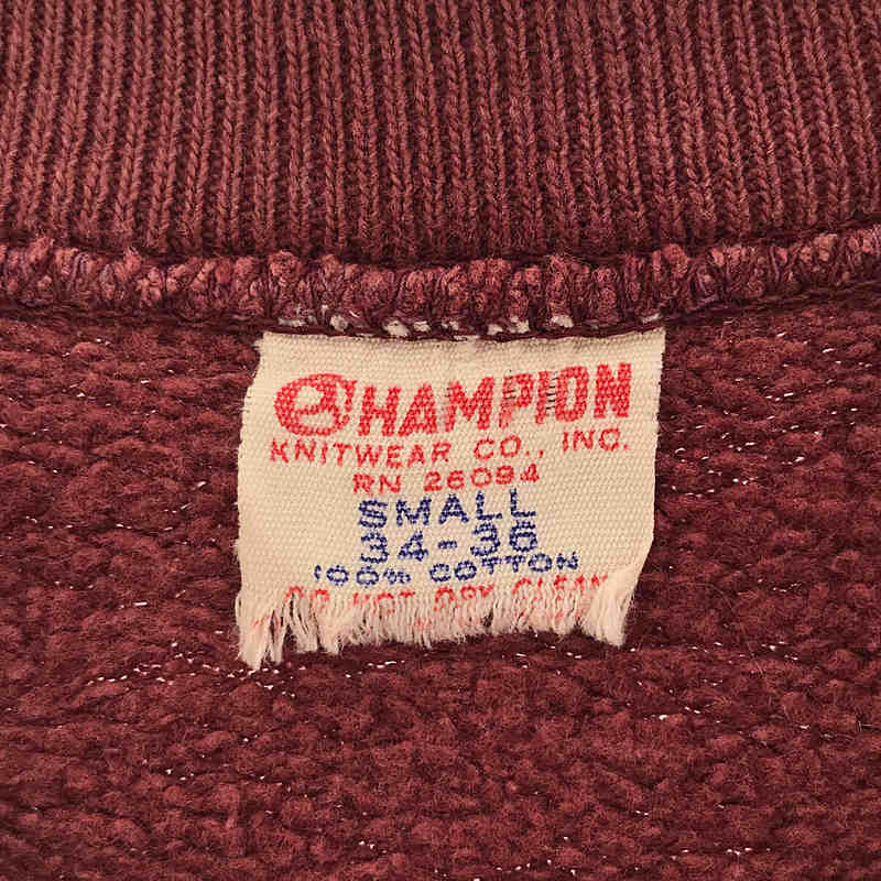 CHAMPION / チャンピオン 60s VINTAGE ランタグ C中 ラグランスウェット