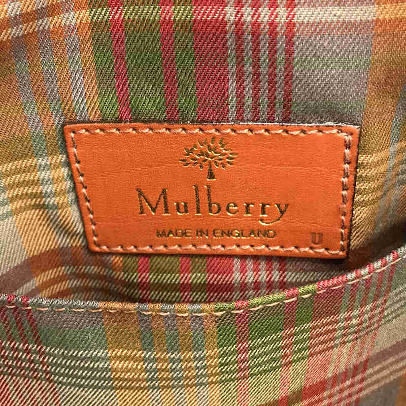 Mulberry / マルベリー 2Way レザー ショルダー ボストンバッグ