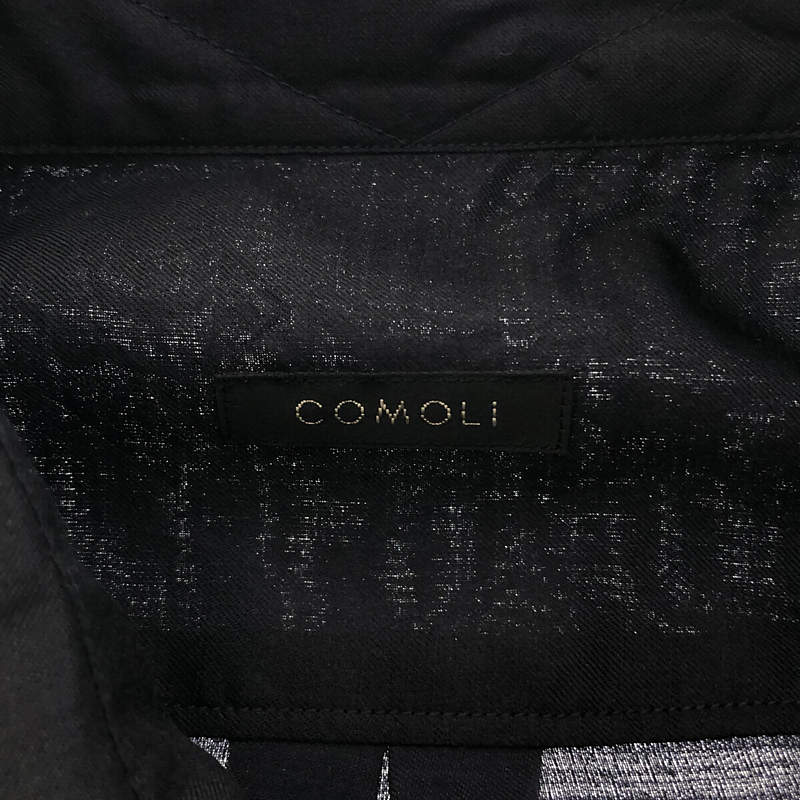 COMOLI / コモリ ウールシルク コモリシャツ