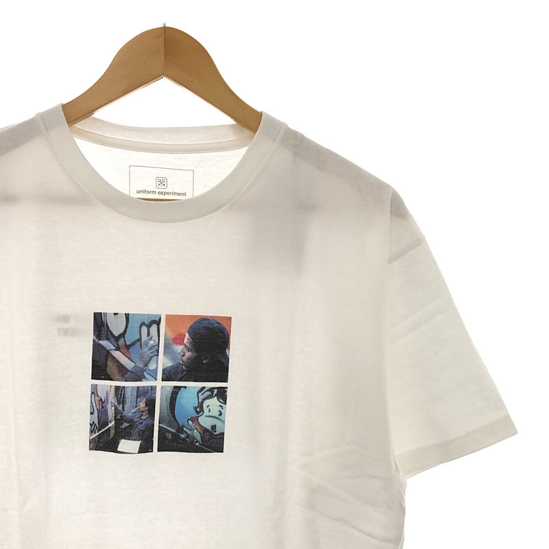 uniform experiment / ユニフォームエクスペリメント DONDI WHITE S/S TEE　Tシャツ