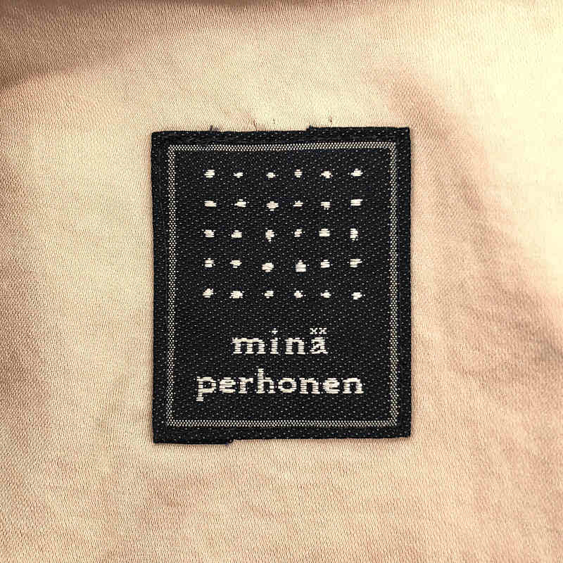 mina perhonen / ミナペルホネン sound ベルベットフレアスリーブワンピース