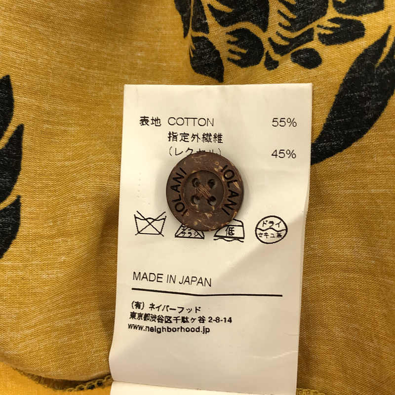 NEIGHBORHOOD ネイバーフッド × IOLANI パイナップル柄　L NEIGHBORHOOD ネイバーフッド × IOLANI パイナップル柄
