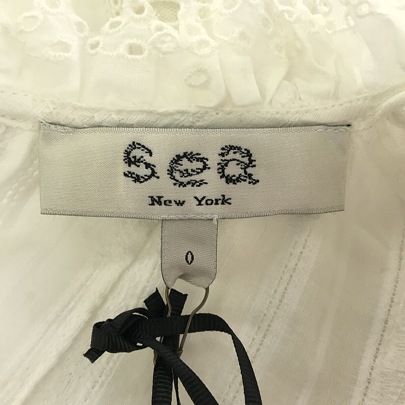 sea New York / シーニューヨーク レース刺繍  プルオーバーブラウス