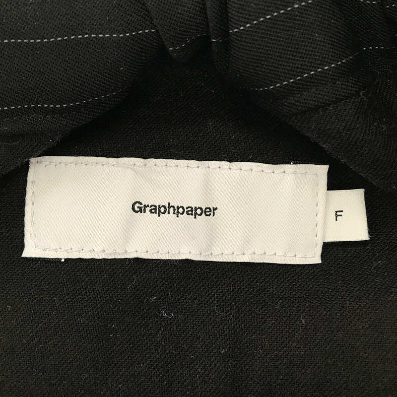 Graphpaper / グラフペーパー SELVAGE WOOL COOK PANTS ストライプ セルビッチウール コックパンツ