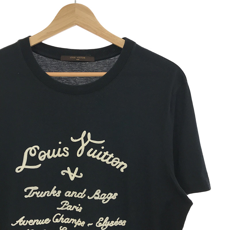 Louis Vuitton / ルイヴィトン 刺繍メッセージロゴ クルーネック Tシャツ