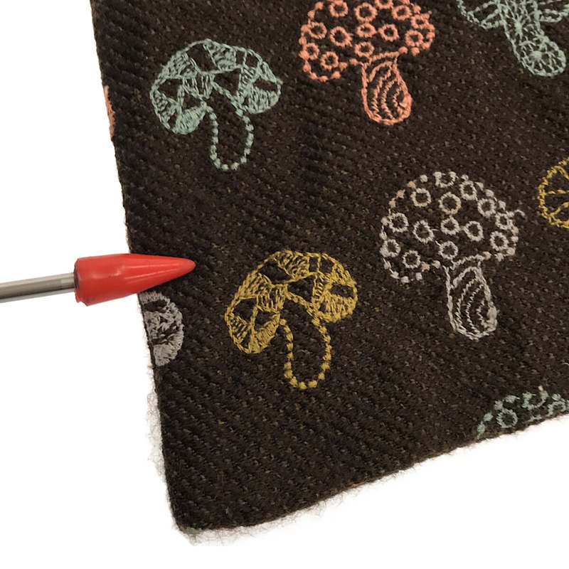 mina perhonen / ミナペルホネン polka / 総裏地 刺繍 ハンドトート ミニバッグ