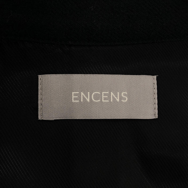 ENCENS / エンソン OPEN COLLAR L/S SHIRT フランネル オープンカラーシャツ