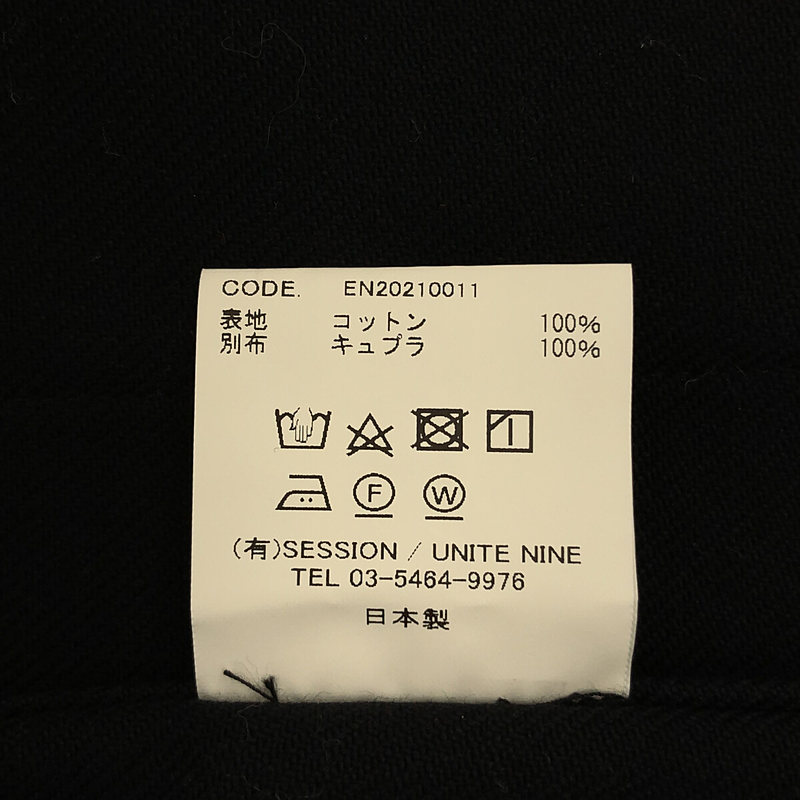 ENCENS / エンソン OPEN COLLAR L/S SHIRT フランネル オープンカラーシャツ