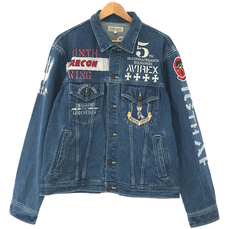 TYPE BLUE B-2 IMPACT DENIM JACKET インパクト デニム ジャケットAVIREX / アヴィレックス