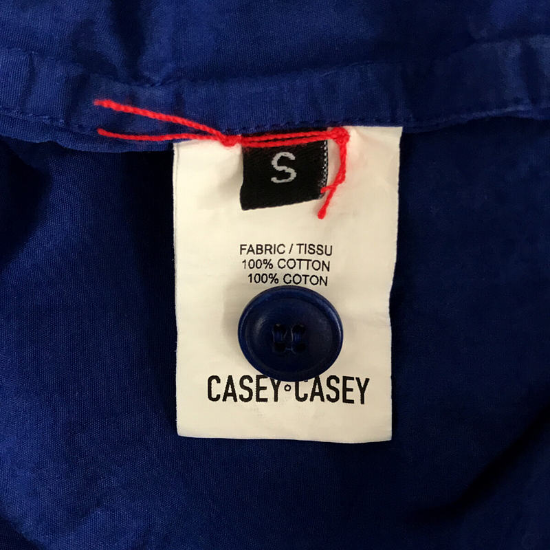 CASEY CASEY / ケーシーケーシー VERGER BIS BOWLING SHIRT ペーパーコットン オープンカラー半袖シャツ