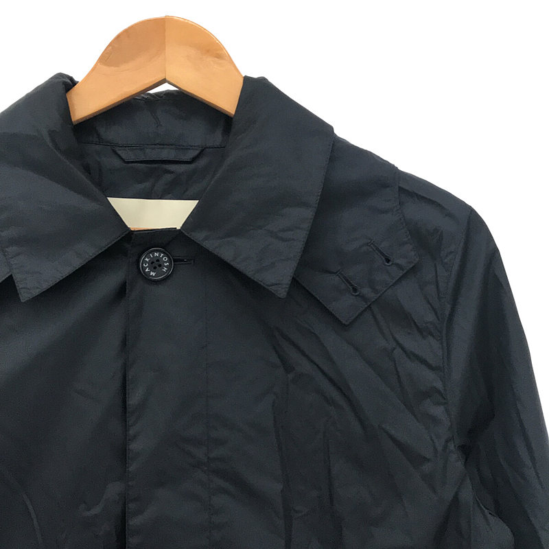 MACKINTOSH / マッキントッシュ ナイロン フード付き ステンカラー レイン コート
