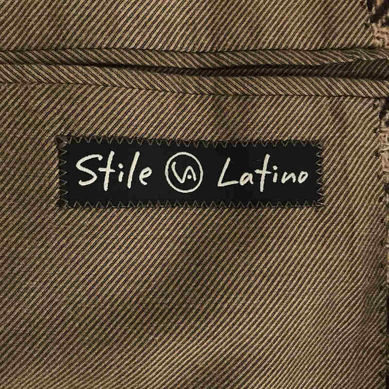 Stile Latino / スティレラティーノ チェックツイード テーラードジャケット