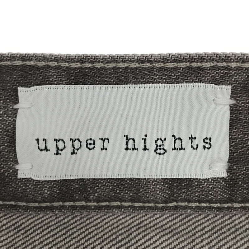 upper hights / アッパーハイツ THE EIGHTY'S コットン ストレッチ テーパード デニム パンツ