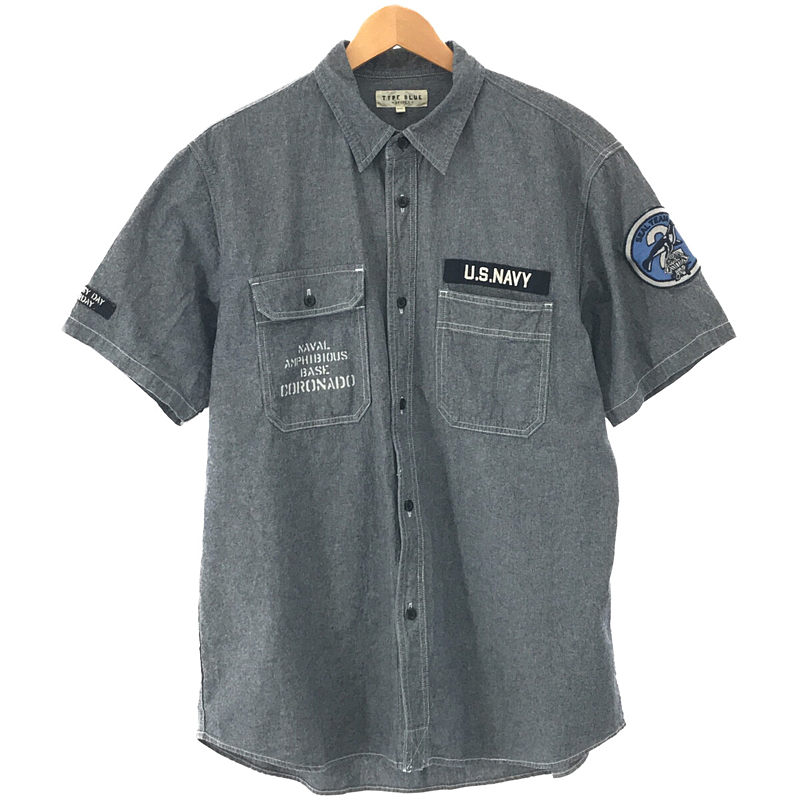 TYPE BLUE SS CHAMBRAY WORK SHIRT SEALS タイプブルー シャンブレー ワークシャツ