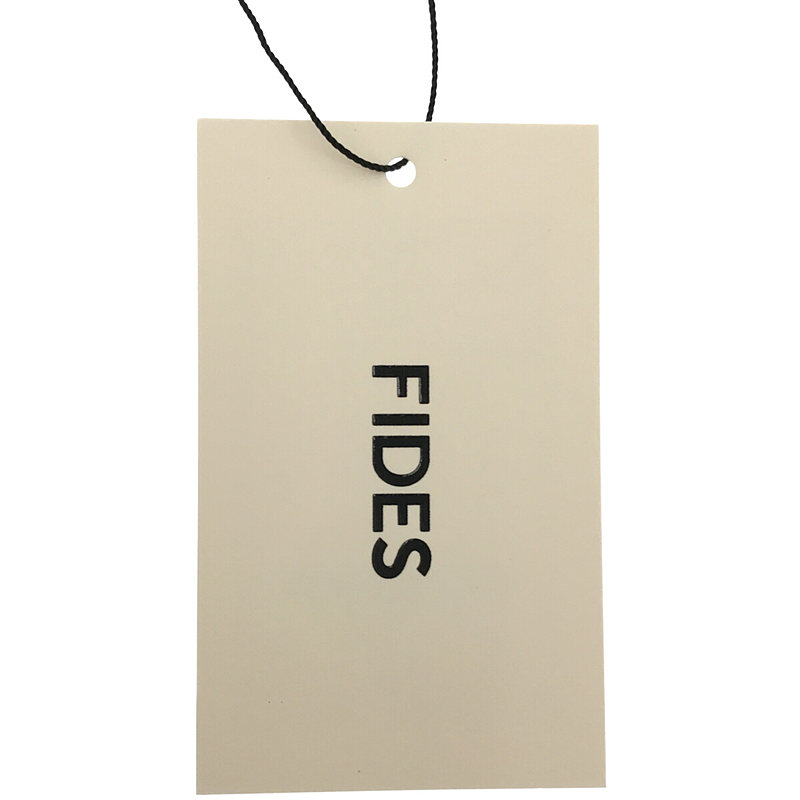 FIDES / フィデス ワンポイント ロゴ コットン クルーネック カットソー ポケット Tシャツ ユニセックス