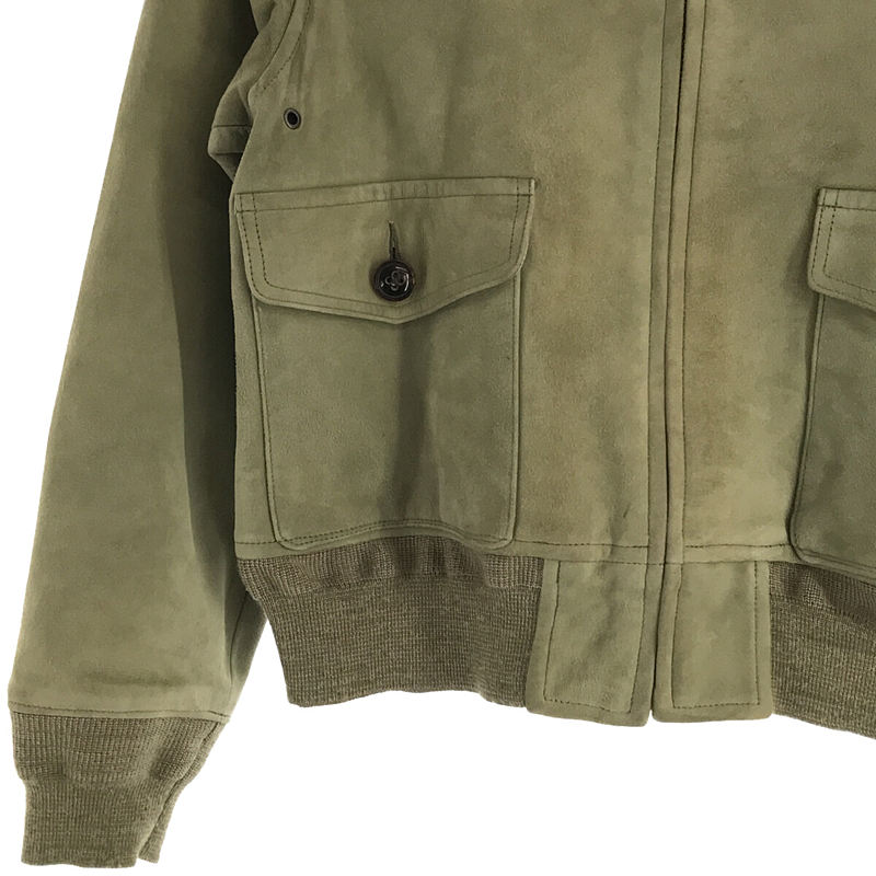 NIGEL CABOURN WOMAN / ナイジェルケーボンウーマン アビエーション スウェード レザー フライト ジャケット