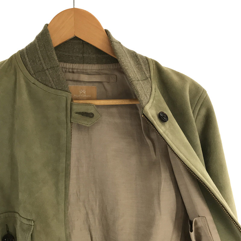 NIGEL CABOURN WOMAN / ナイジェルケーボンウーマン アビエーション スウェード レザー フライト ジャケット