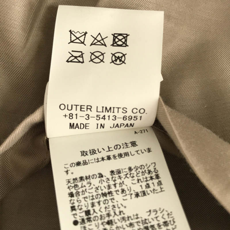 NIGEL CABOURN WOMAN / ナイジェルケーボンウーマン アビエーション スウェード レザー フライト ジャケット