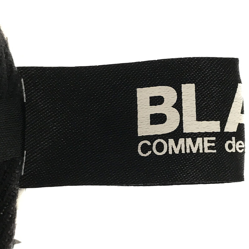 BLACK COMME des GARCONS / ブラックコムデギャルソン 2018AW / AD2018 ポリエステル プリント加工 ワイド イージー フレア ロング スカート