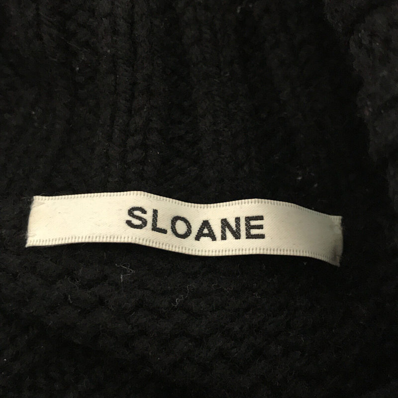 SLOANE / スローン 3G ジーロンラム×カシミヤ ドロップショルダー ニット セーター SL3W-063