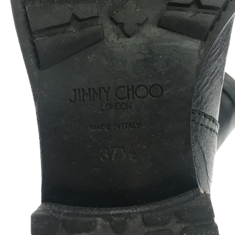 JIMMY CHOO / ジミーチュウ イタリア製 biker boots アジャスター レザー バイカー ブーツ