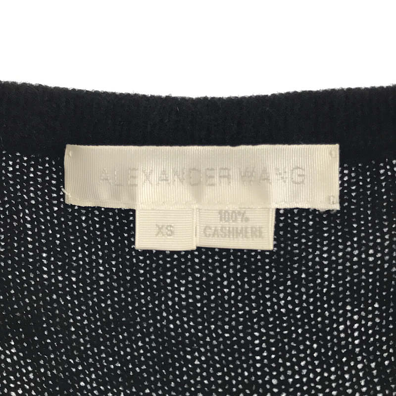 ALEXANDER WANG / アレキサンダーワン カシミヤ 100％ リボン ネック ニット ワンピース チュニック