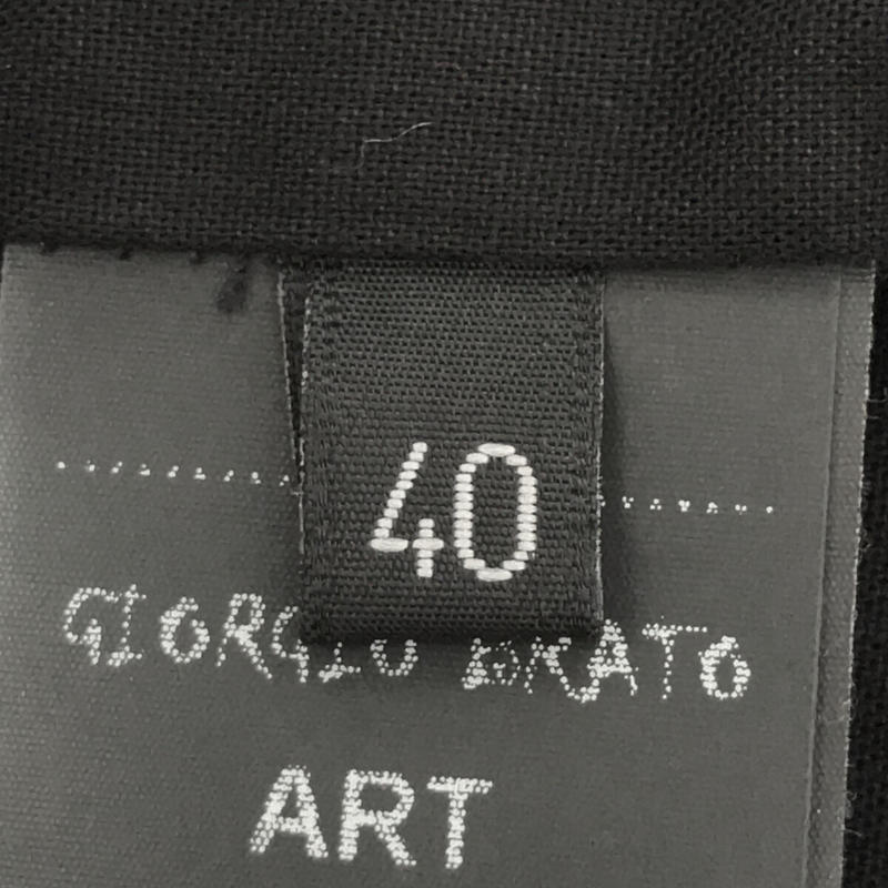 GIORGIO BRATO / ジョルジオブラット イタリア製 レザー ダブル ジップ シングル ライダース ジャケット 保存袋付き