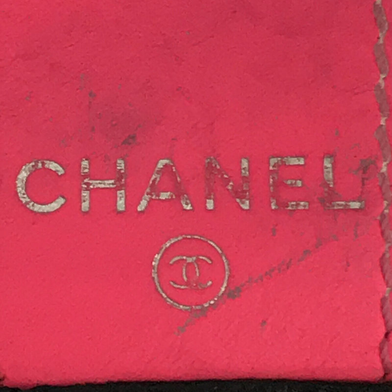 CHANEL / シャネル レザー パテントレザー カンボン 6連 キーケース 箱付き