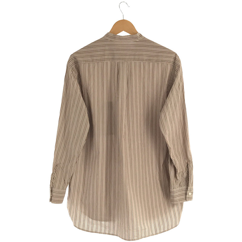 Cristaseya / クリスタセヤ STRIPED COTTON MAO SHIRT マオシャツ