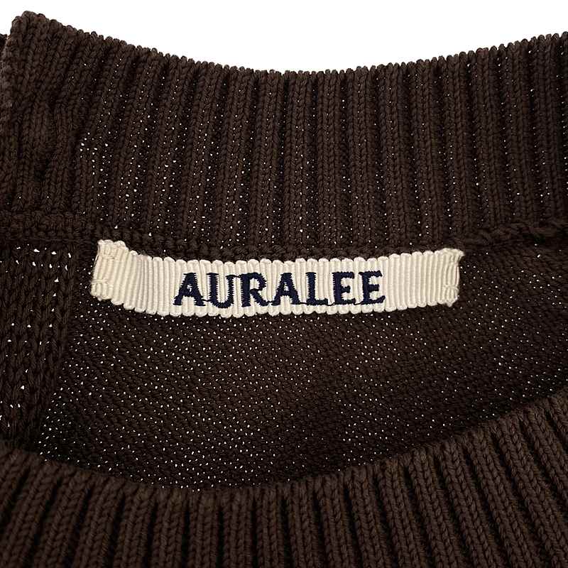 AURALEE / オーラリー COTTON DRY KNIT VEST ドライ ニットベスト