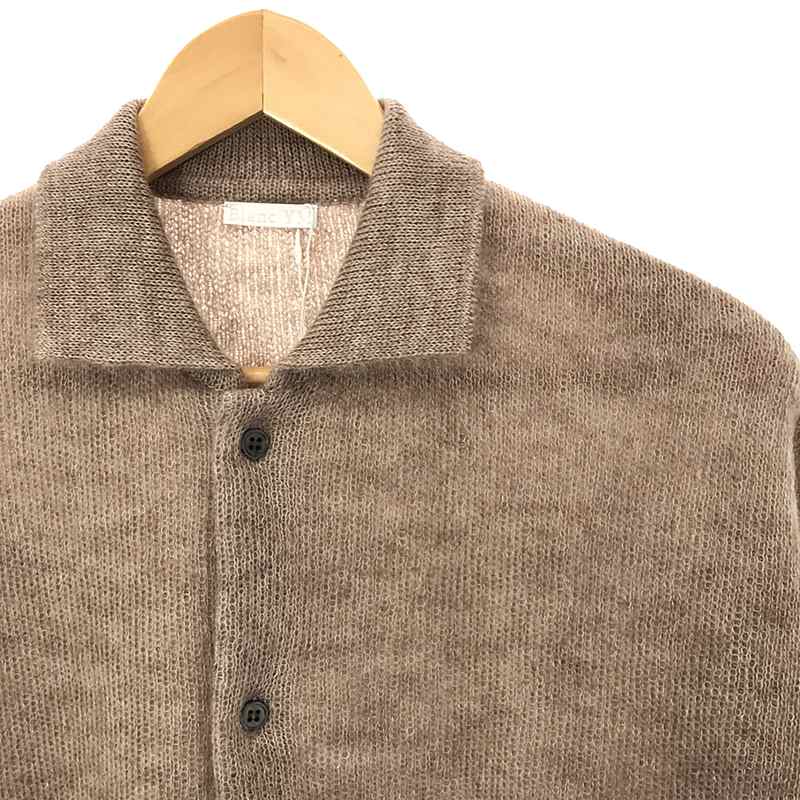 Blanc YM / ブランワイエム Kid Mohair Knit Shirt モヘヤニットシャツ