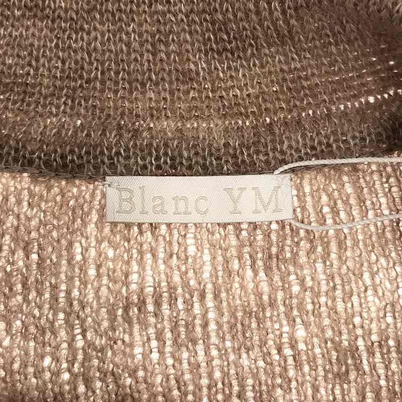 Blanc YM / ブランワイエム Kid Mohair Knit Shirt モヘヤニットシャツ