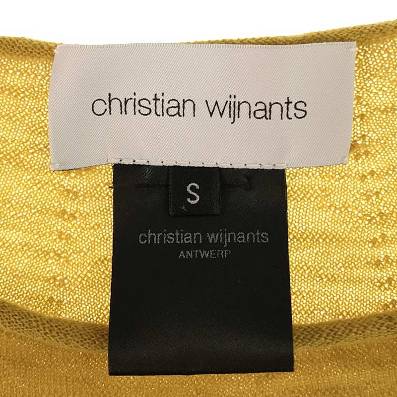 Christian Wijnants / クリスチャンワイナンツ クルーネック サマーニット プルオーバー