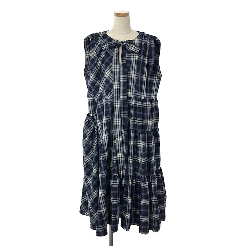 foufouのcheckdfoufou　check dress “hsu”チェックドレス「スー」　S