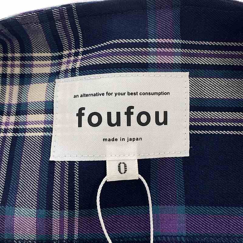 foufou / フーフー check dress “hsu” チェックドレス「スー」ワンピース