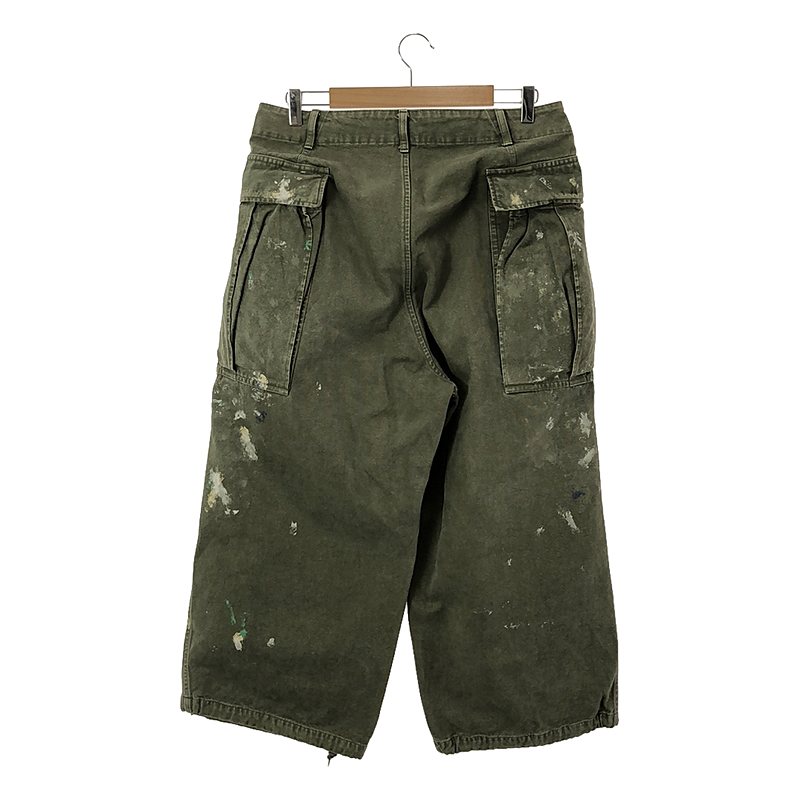 HERILL / ヘリル Duck Splash Cargo Pants ペイント加工 カーゴパンツ