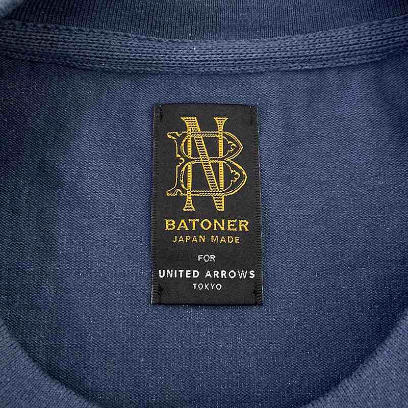 BATONER / バトナ― × UNITED ARROWS ユナイテッドアローズ別注 度詰め 袖リブ Tシャツ